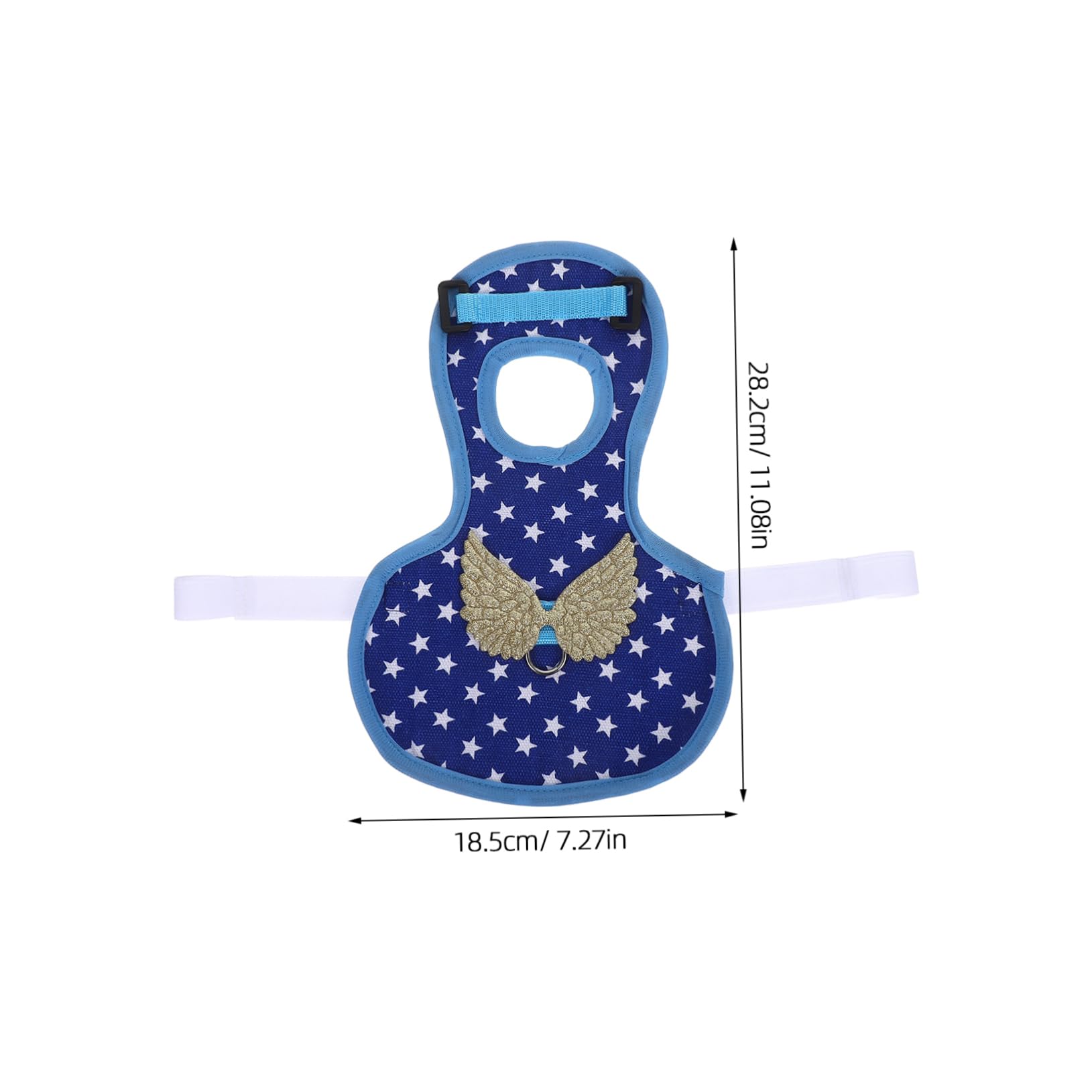 Abaodam Chicken Duck Cape Hen Jacket Warm Rooster Vest Adjustable Harness Leash for Hens Fashionable Design Comfortable Material Pet Chicken Outfit