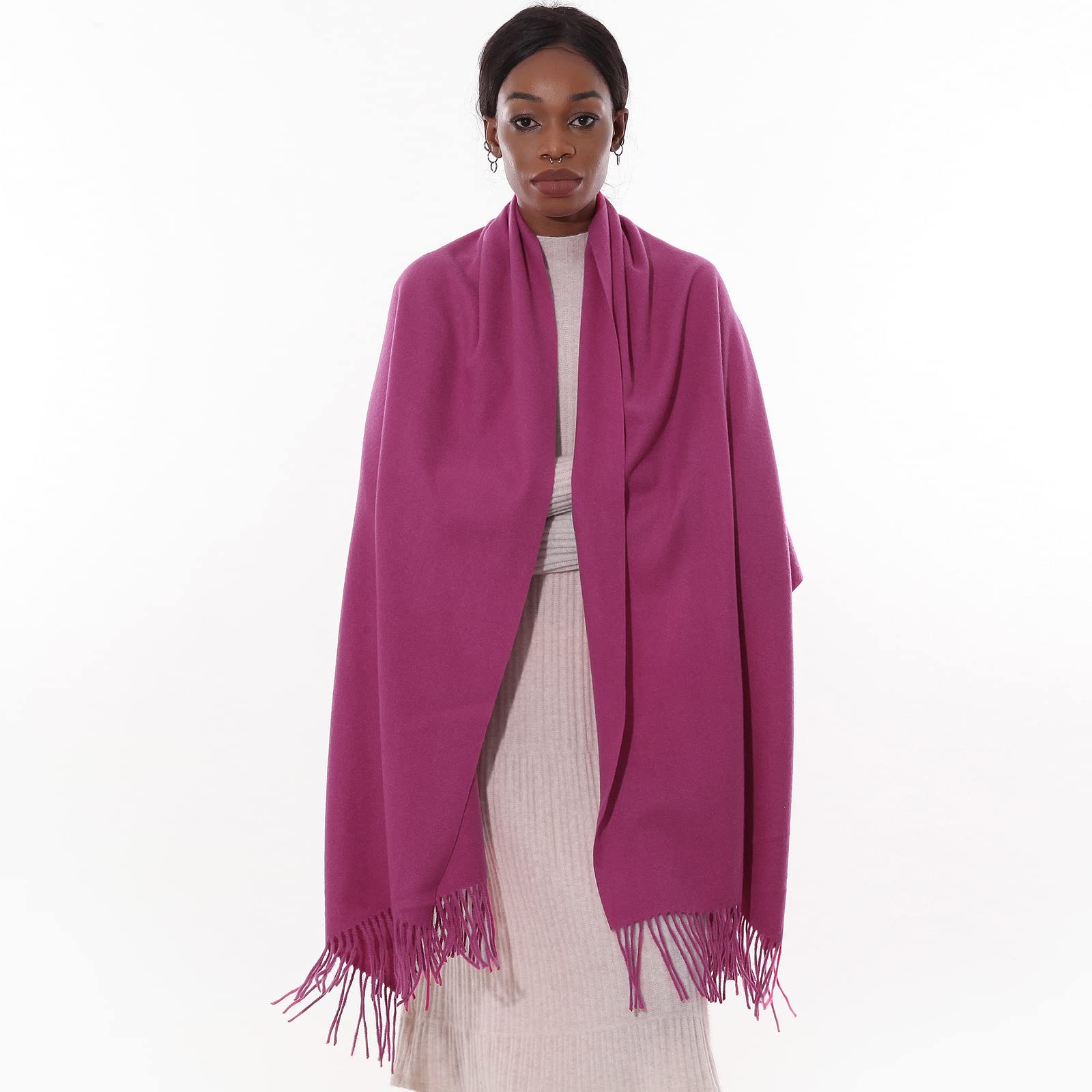 Sciarpa Pashmina Donna Invernale Scialle Sciarpe Elegante Cerimonia Grande Stole Foulard Scialle da Abito Sera