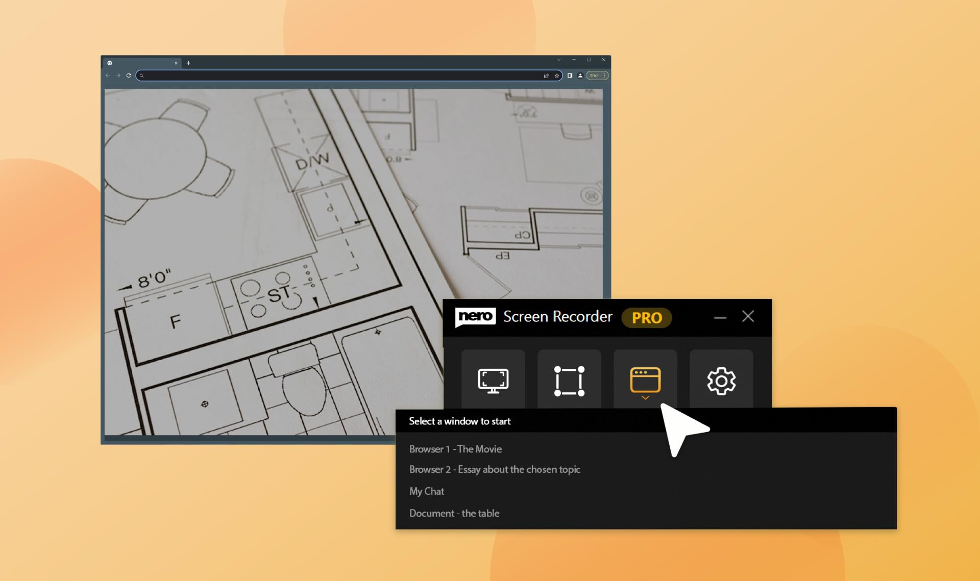 Nero Screen Recorder Pro | Capture d'écran sur PC | 4K | Enregistrer vidéo, audio, webcam |Tutoriel, créer des jeux vidéo | Windows 11/10 | 1 Appareil | Licence annuelle | Code d’activation par email