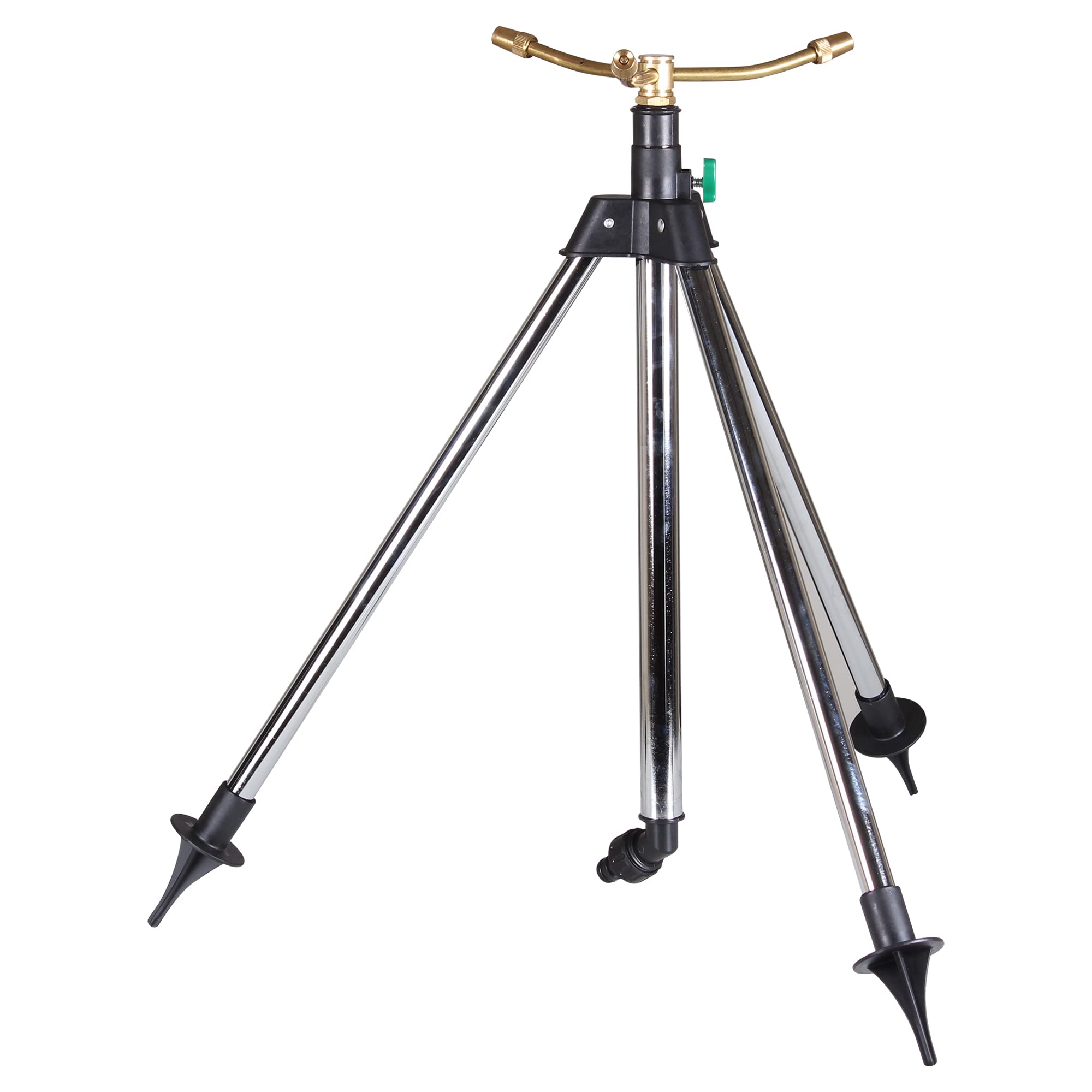 DIVINE TREE 3 Arm Brass Rotary Sprinkler with Stainless Steel Telescopic Tripod Stand for Lawn and Garden (B09W9XFFXR) Amazon Price History, Amazon Price Tracker