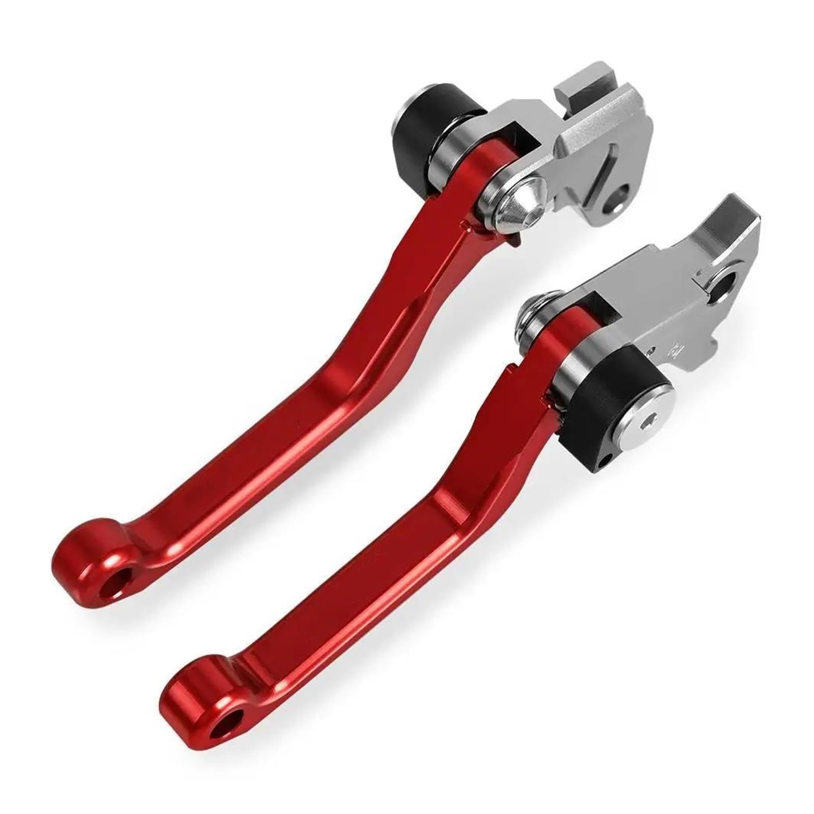Yaxfbrhgc Red For Yamaha Dt125 Dt 125 1987-2005 Cnc Aluminum Motorcoss Pit Dirt Bike Pivot Foldable Brake Clutch Levers With(Red)