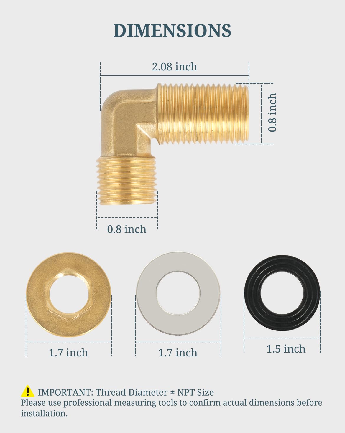 Kit de instalación de grifo comercial, montaje en pared, grifo de cocina comercial, adaptador de grifo de 90 grados para preparación de cocina comercial de acero inoxidable y fregadero de
