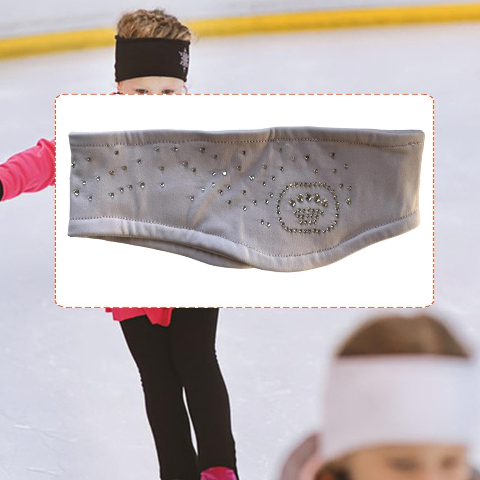 Fascia per Capelli Da Pattinaggio Artistico per Bambini, Traspirante E Calda, Assorbe Il Sudore, Ideale per Allenamento, Calcio, Ciclismo