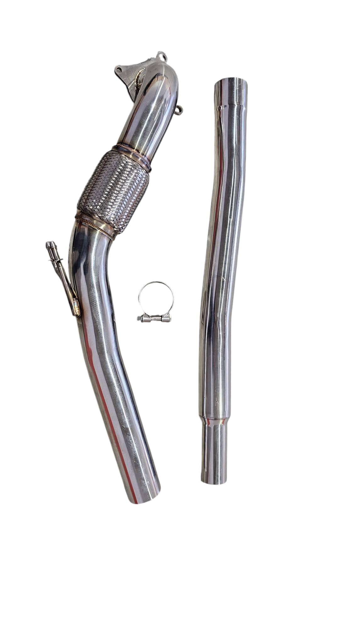 DOWNPIPE COMPATIBILE CON GOLF VI R / 3 Pollici/Acciaio inossidabile.