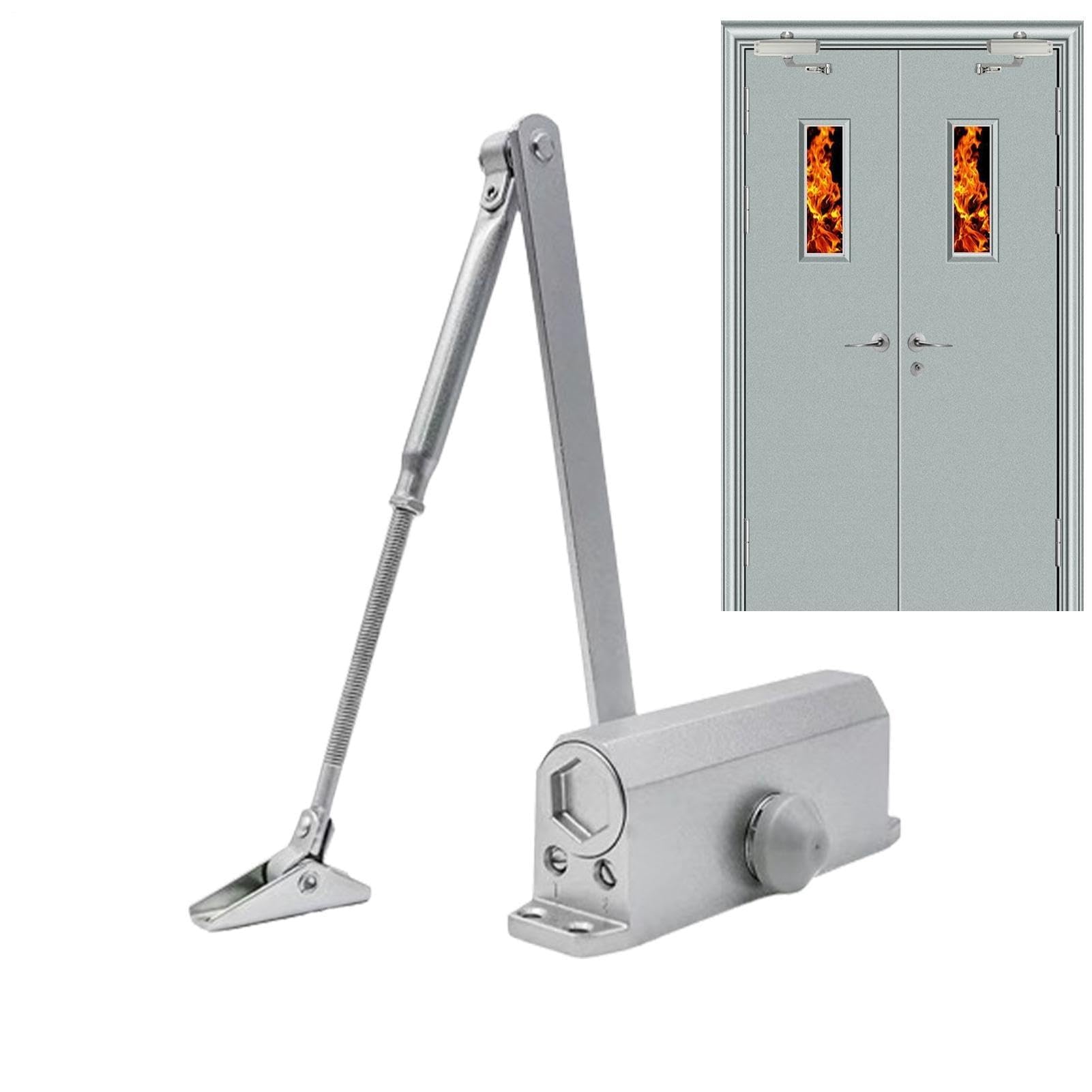 Ferme-Porte Hydraulique Fermeture Automatique Ressort