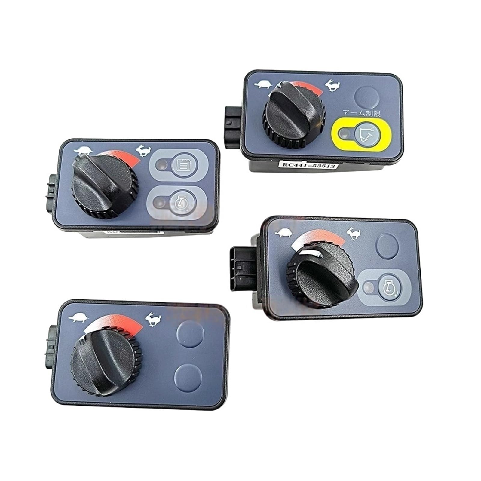 QfUxYYSLD 1pcs Excavator U15 U25 U30 U35 U40 U45 U50-3-5 Throttle Switch Controller RC4441-53513 for Construction Equipment(RD809-53730)