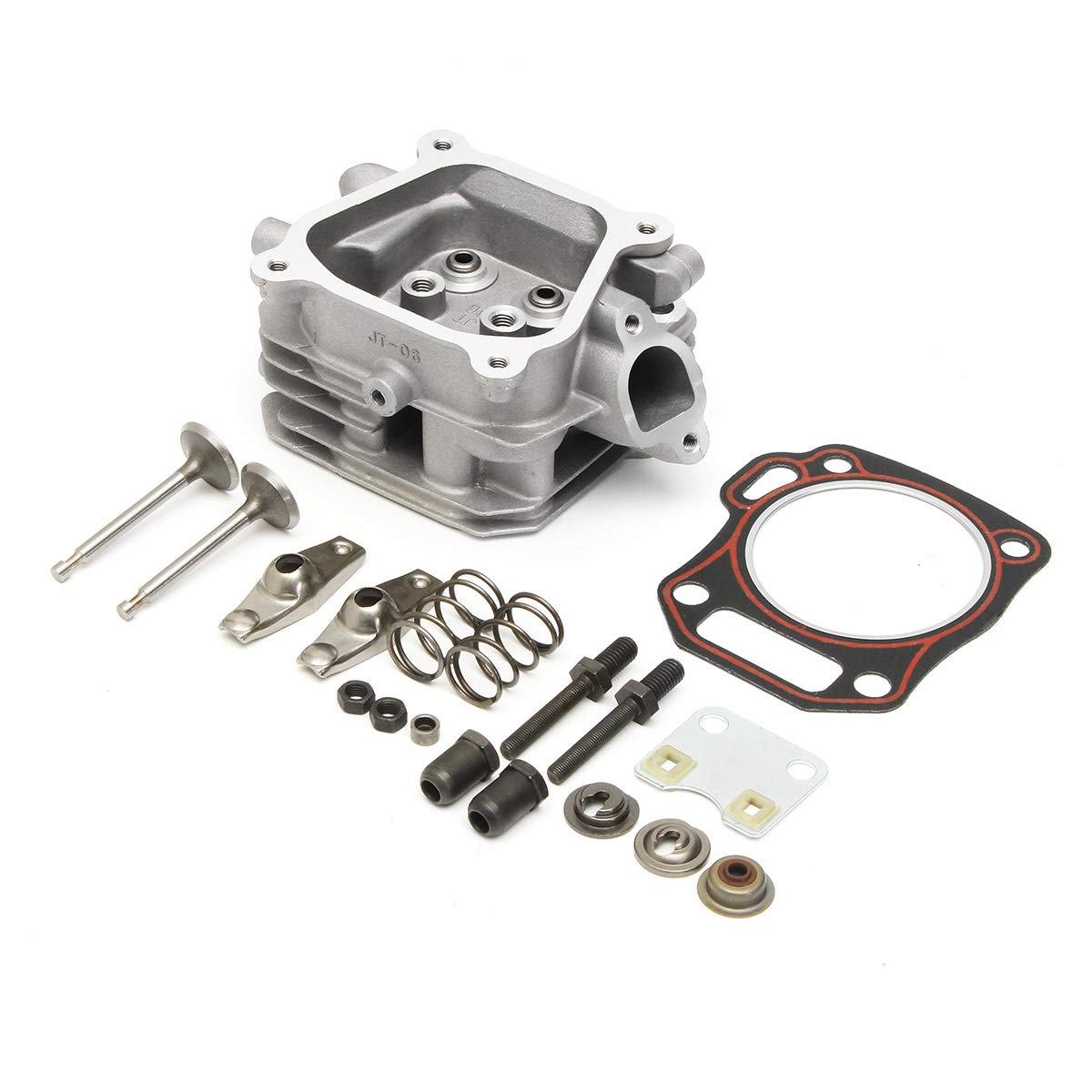 YONGYAO Juego de Junta de válvulas de Escape de admisión de la Cabeza del Cilindro para Honda GX160 5.5HP GX200 6.5HP