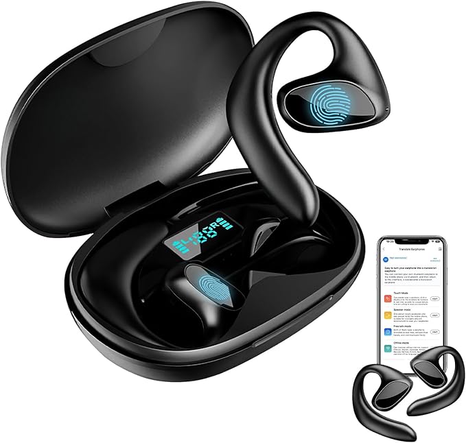 Nzman Translation Earbuds Real Time,Ai 144 Language Translator Earbuds,Audifonos