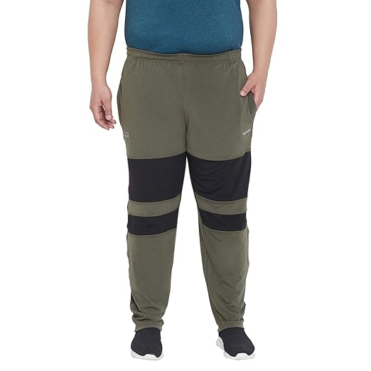 Plus Size Men's Regular Fit Trackpants