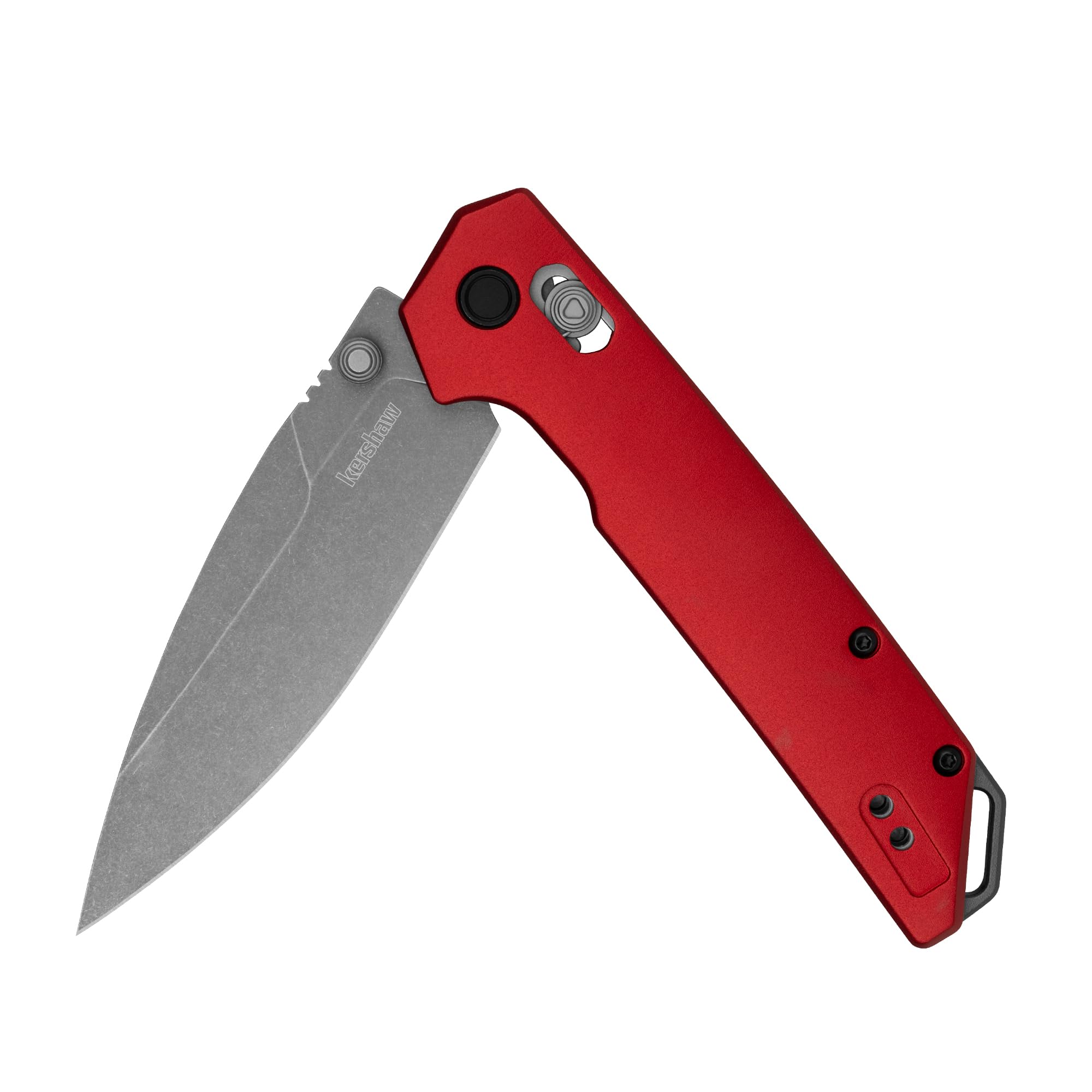 Kershaw Iridium EDC Pocket Knife, |4" Steel Spear Point Blade, DuraLock Thumb Stud for Everyday Carry