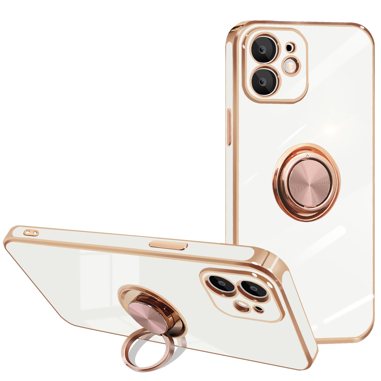 iPhone 12 mini ケース スタンド機能 耐衝撃 頑丈 ゴールド iPhone 12 mini ケース スタンド機能 耐衝撃 頑丈 ゴールド