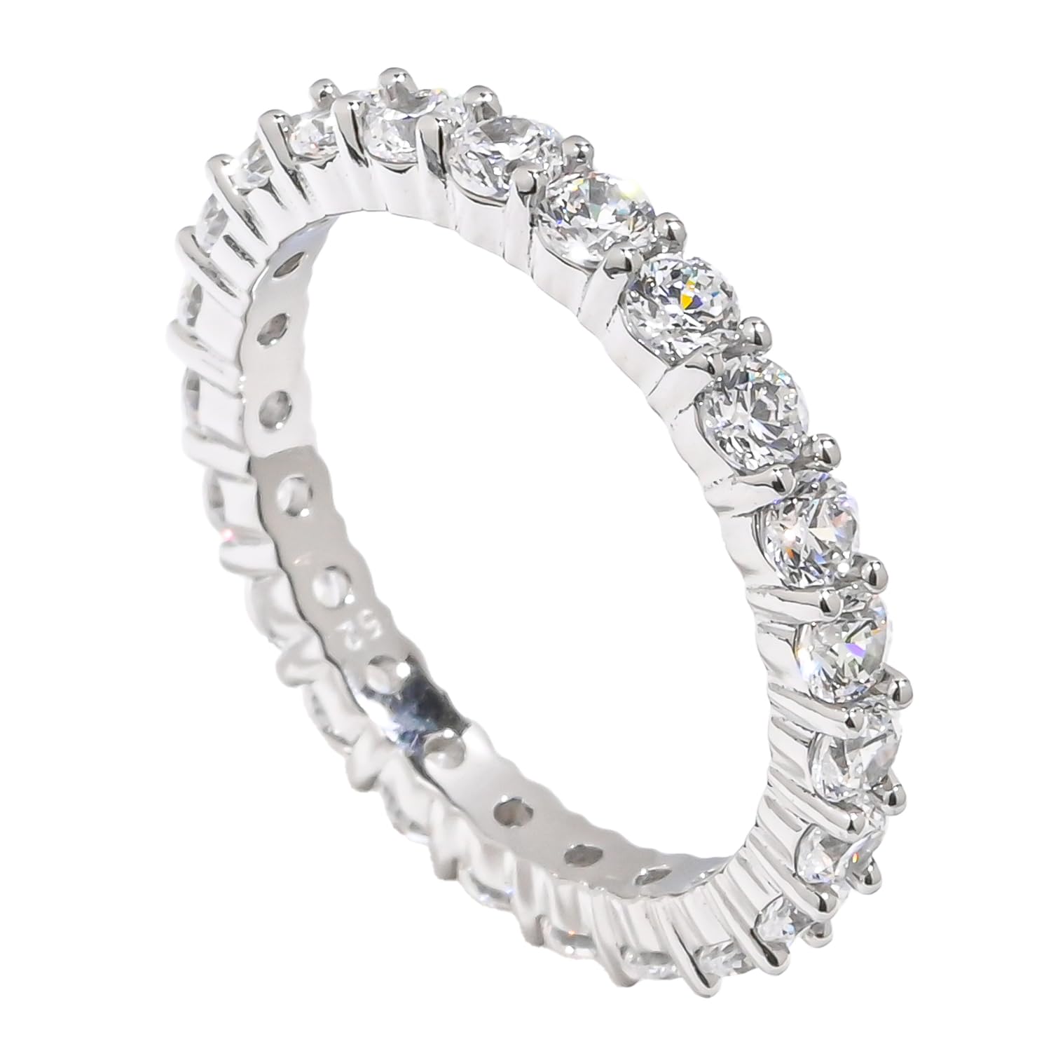 【未使用品】スワロフスキー クリア Matrix リング Matrix リング, ホワイト, ロジウム・プレーティング | Swarovski