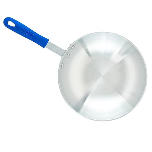 Wok de Aluminio Winco de 11 Pulgadas Plateado miniatura 7