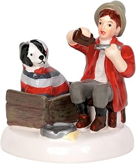 Department 56 Original Snow Village Accessories Norman Rockwell Bedside Manner Figurine, 2.3 Inch, Multicolor