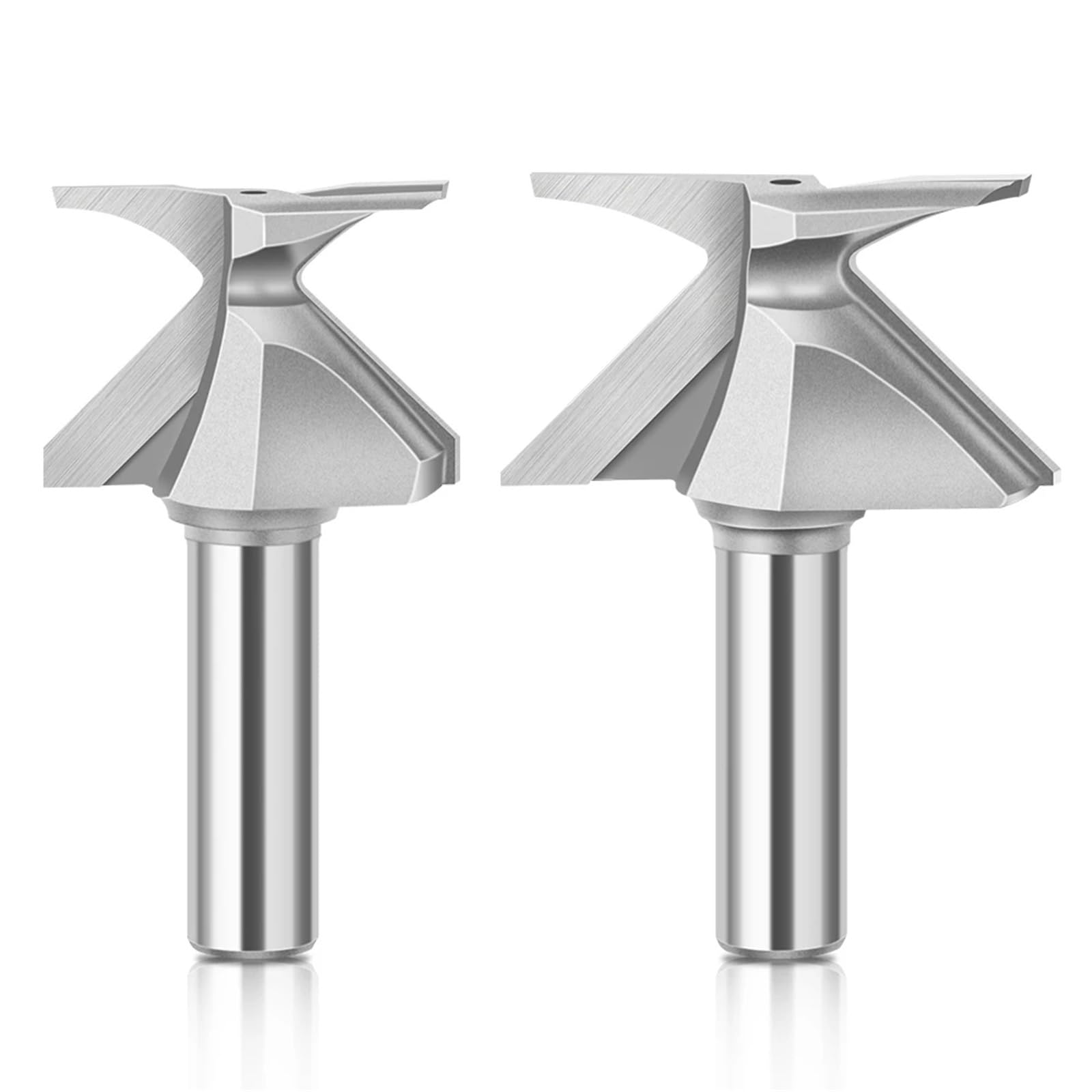 Fresa per incastri maschio-femmina, Punta for fresa 6mm 12mm 1/2" 1/4" Gambo Curvatura ad arco Lega di tungsteno cobalto(12xr50 Seam)