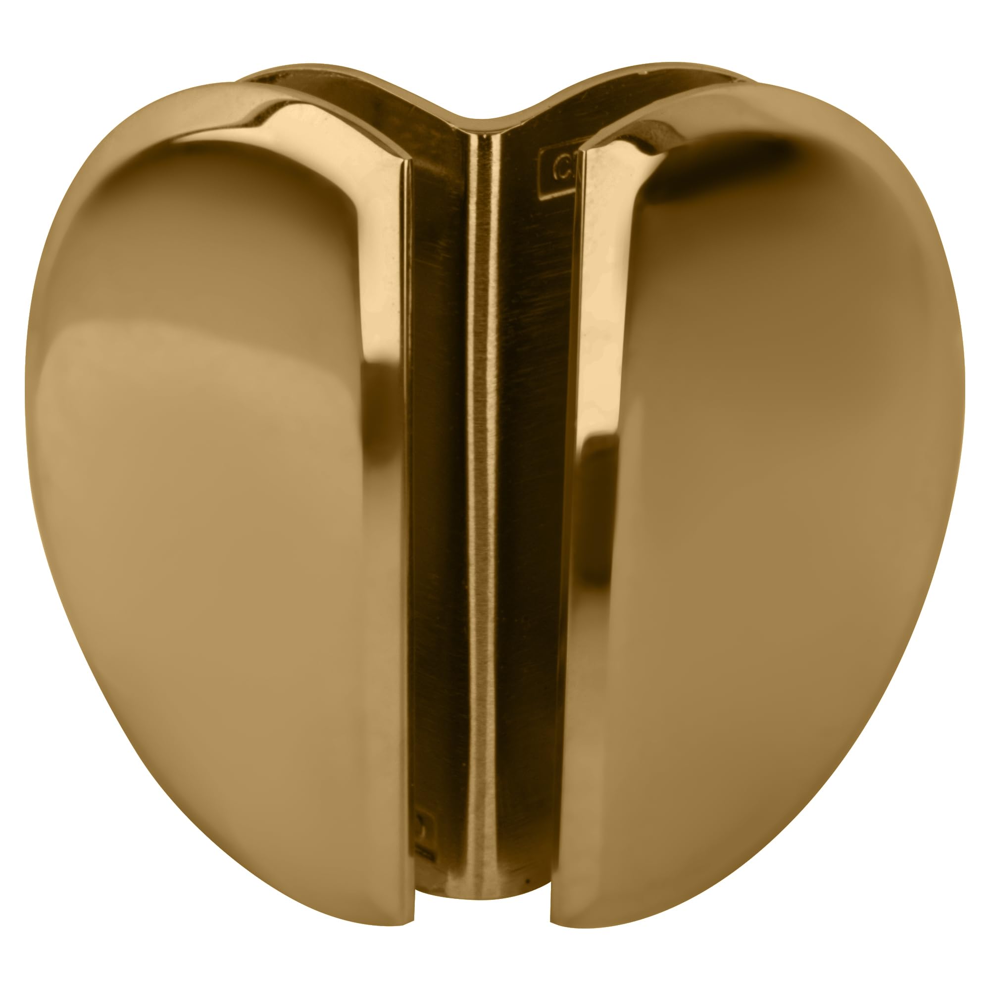 Glass-to-glass Bracket CL090GP CRL en finition plaqué or classique