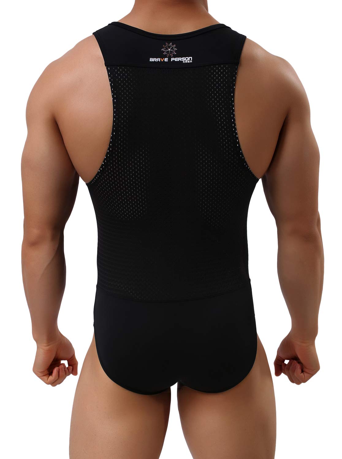 Casey Kevin Body para Hombre Bodysuit Deportiva Leotardo Ropa Interior Sexy Deportivo de Hombre para Gimnasia Danza Bañador Bodies Elásticos