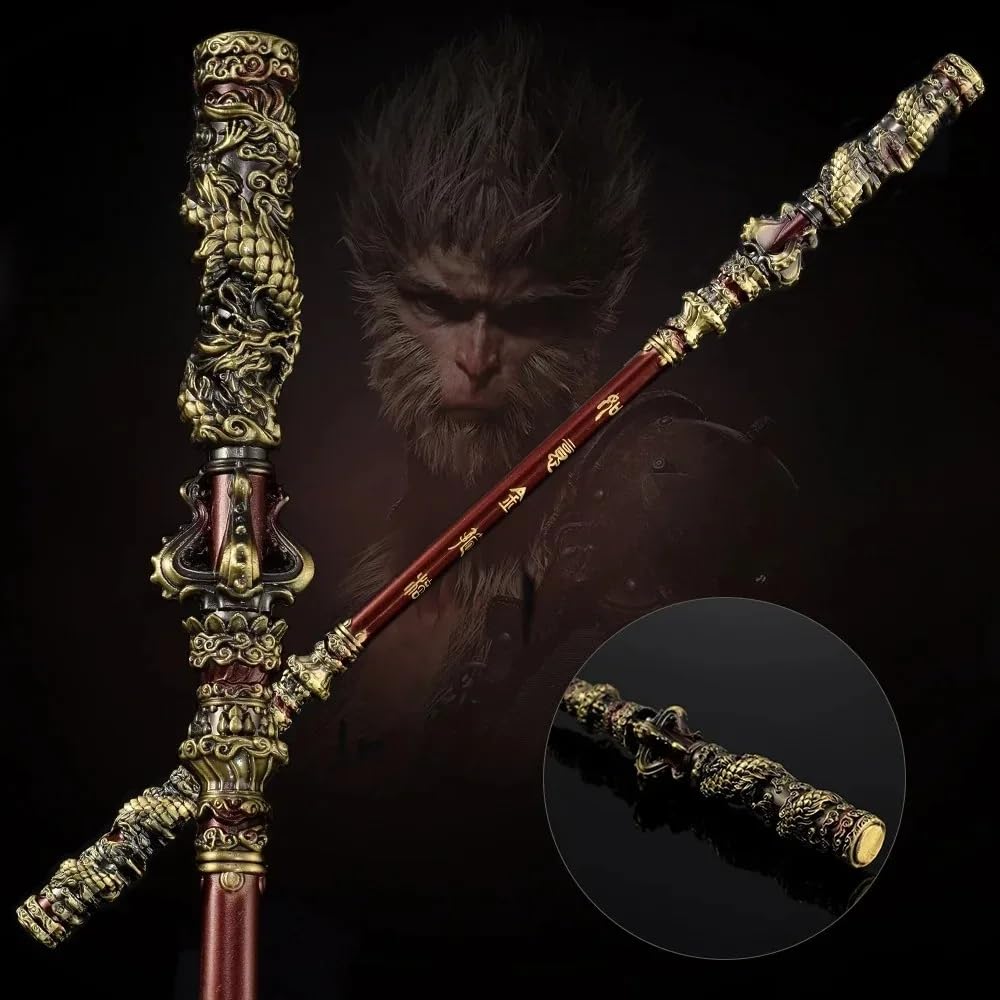 damdos Black Myth Wukong Jingu Bang Sciarpa a Boa Unisex - Adulto