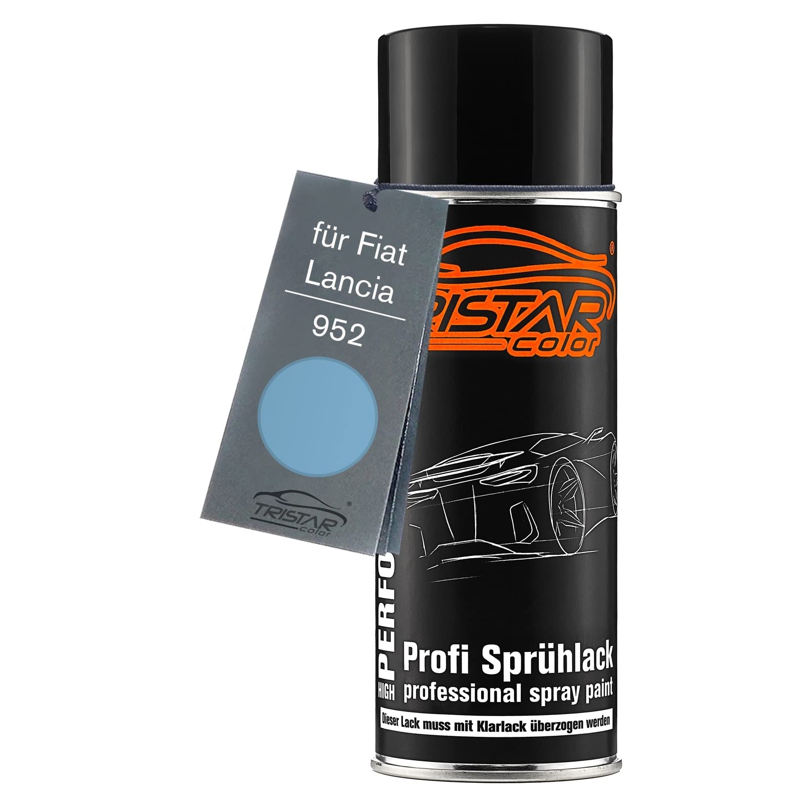 TRISTARcolor Car paint Spray can for Fiat/Lancia 952 Volare Blue Base coat spray can 400ml