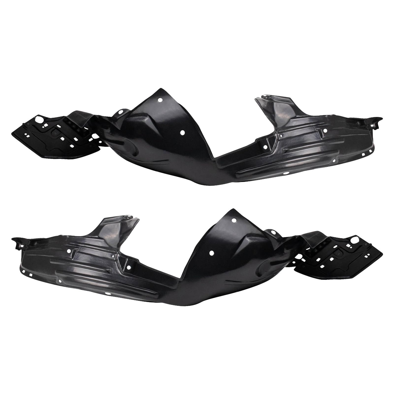 TRQ Front Inner Fender Liner Set | For 2009-2013 Honda Fit HO1248132 HO1249132