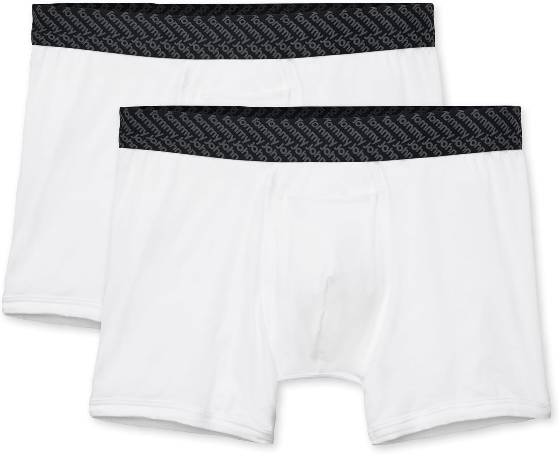 Men’s Trunk 4” Underwear - Cotton Basics Boxers with Supportive Contour Pouch -Naturally Breathable Stretch Fabric