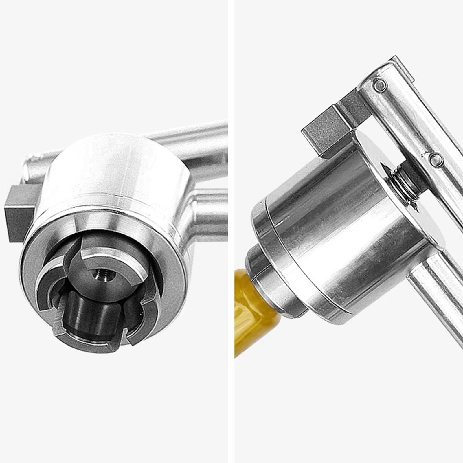 Pinza crimpatrice manuale per tappi di bottiglia, pinza in acciaio inox con manico antiscivolo, adatta per tappi in plastica-alluminio diametro 13 mm, ideale per flaconi spray