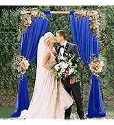 ShinyBeauty Lot De 2 Rideaux Transparents Blancs De 213 Cm De Long En