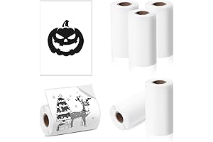 PeriPage Mini Printer Sticker Paper: 6 Rolls of A6 TP6S Replacement Rolls...
