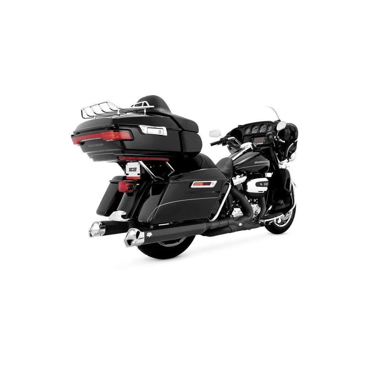 Vance & Hines Monster V Slip On Mufflers Black 46563