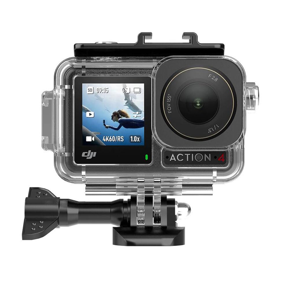 LINGHUANG 40M Waterproof Case for DJI Osmo Action 5 Pro,4,3,Underwater Diving Case,Protective Case with Anti-fog Insert for DJI Osmo Action 5 Pro/4/3 Camera Accessories