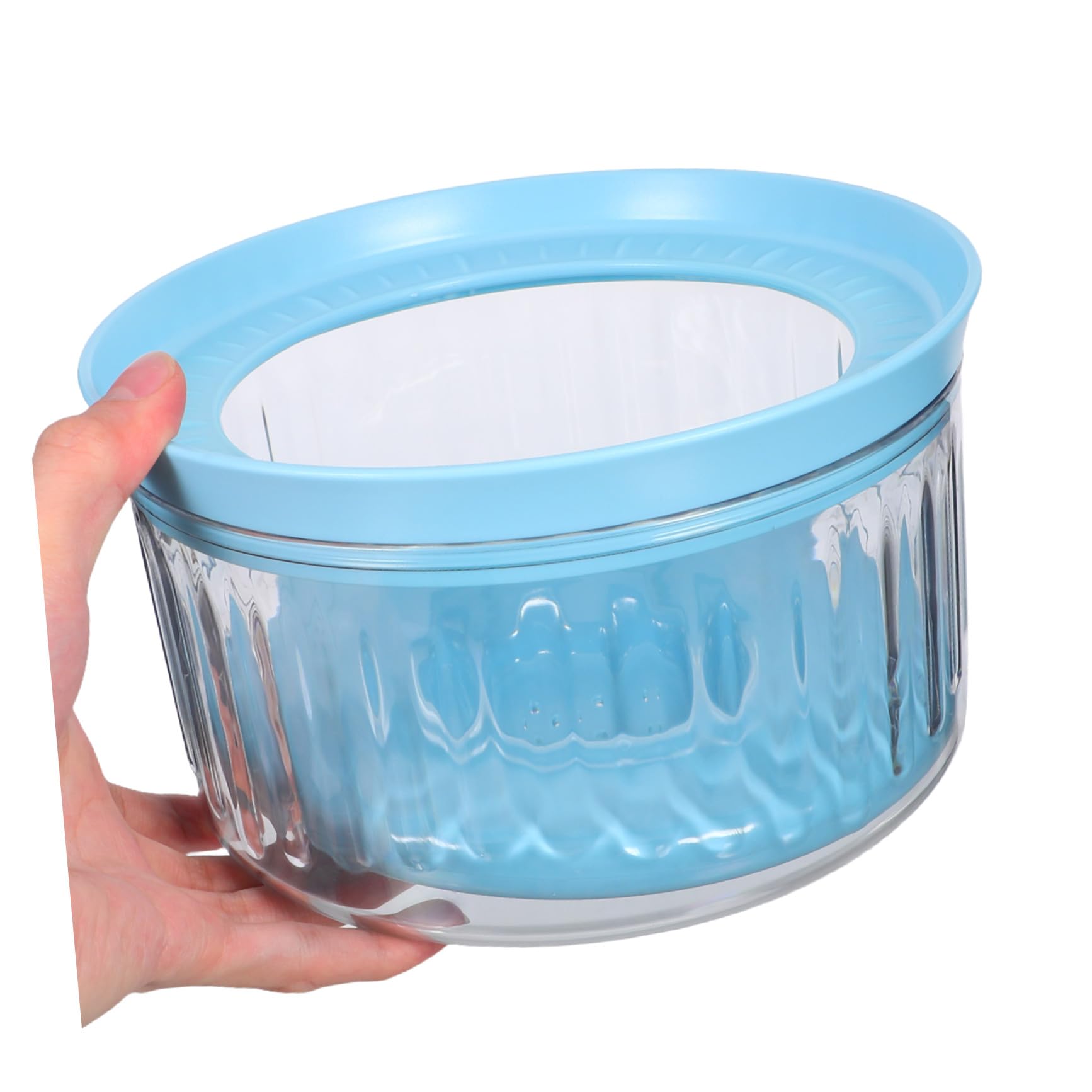 COLLBATH Wassernapf für Hunde Auslaufsicherer und Tragbarer Hundenapf mit Schwimmplatte und Futterbremse Transparenter Trinknapf für Unterwegs und Täglichen Gebrauch