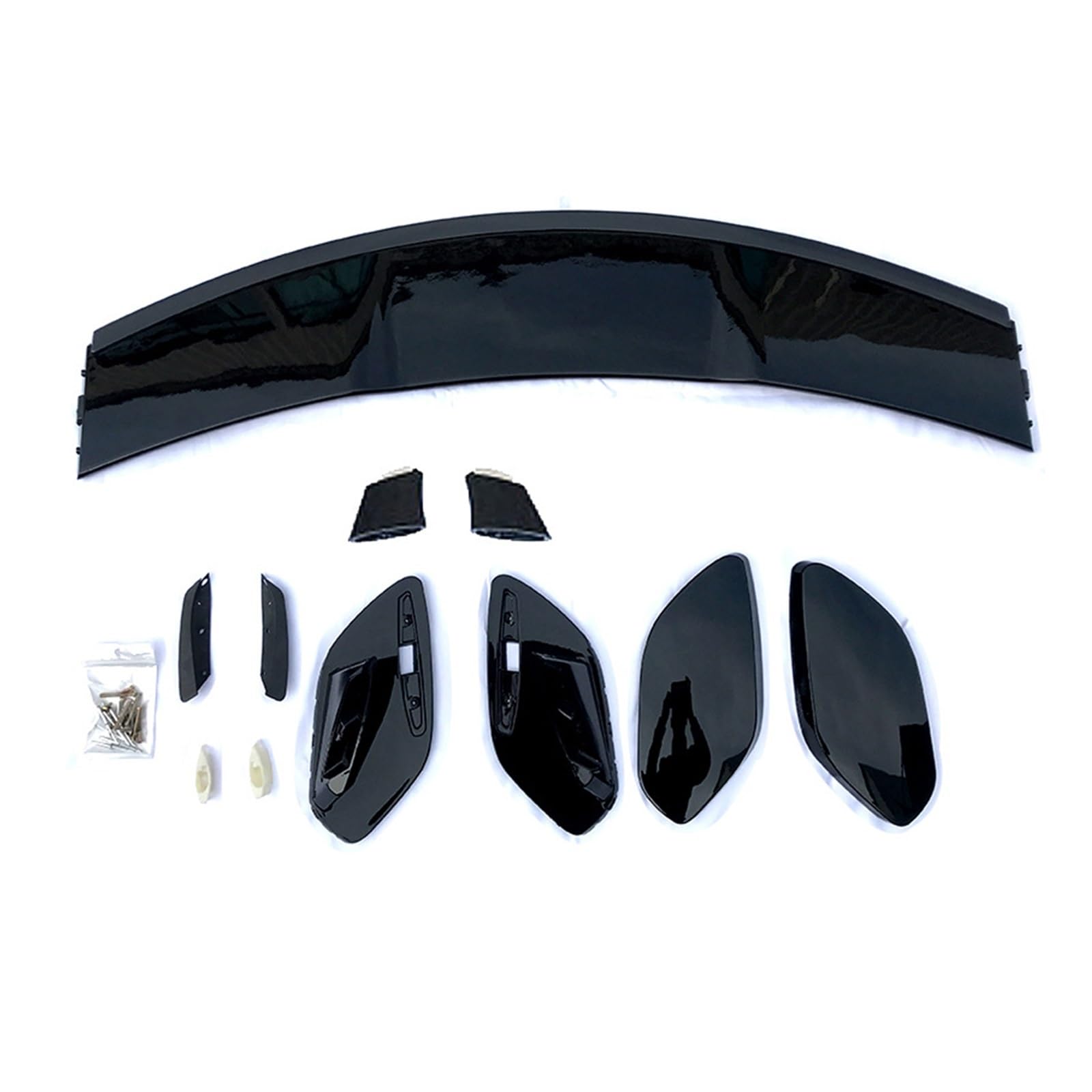 Rear Spoiler Gloss Black Car Rear Roof Spoiler Window Wing Splitter Trim For Benz For GLA-Class GLA180 200 GLA35 45 For AMG H247 2020+ Rear Spoiler Wing