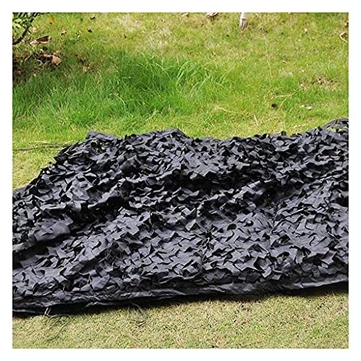 Camouflage Net 2 × Skuggning Netting Camouflage Net Black Sunscreen Net Oxford Tarpaulin för växter skogsmark Militär Fotografering Jaktparti Juldekoration Växthus Pergola Garden Sunscreen AWN | Commo