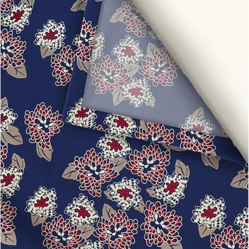 Image of Weave & Decor Super Soft 144 TC 90x90 inches Printed Cotton Double Bed Bedsheet with Two Pillow Covers