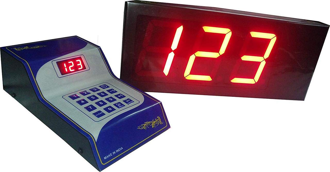 Dehmy Latest Token Display System with Voice Announcement Hindi & English Language Designed for Banks, Clinics, Restaurants, Aadhar kendra etc.-image-27