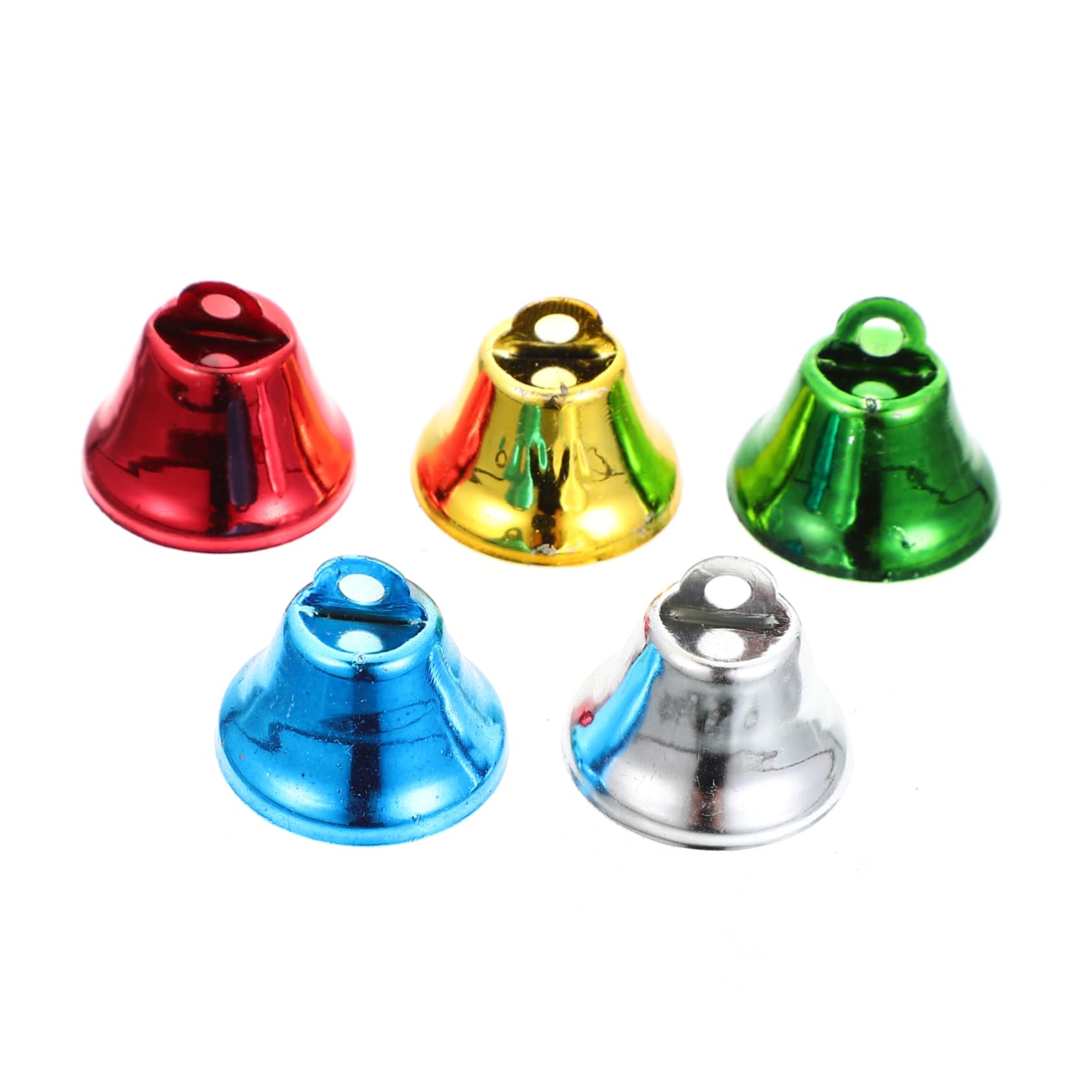 Veemoon Metal Bird Bell Toys 26mm DIY Bell Pendants for Crafts Bird Cage Decor