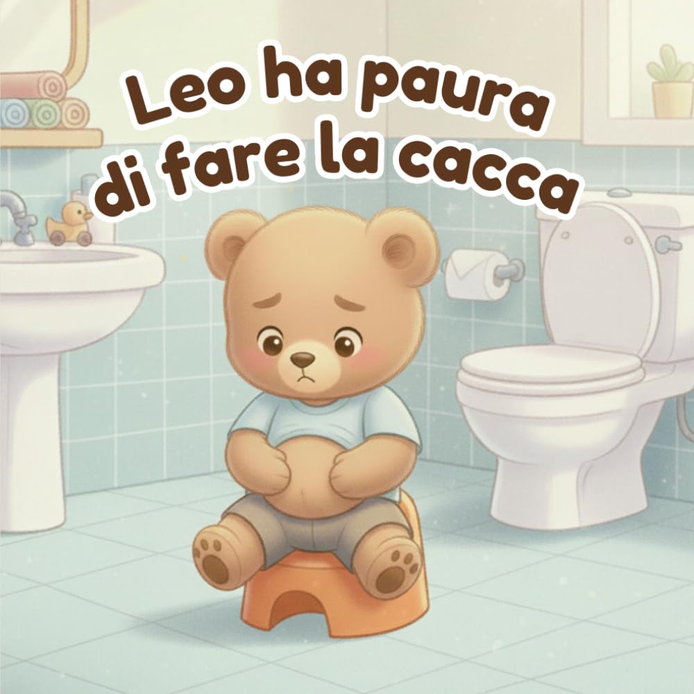 Leo ha paura di fare la cacca: Un libro rassicurante per aiutare i bambini di 2 e 3 anni a superare la paura della cacca e imparare a usare il vasino (Le avventure del piccolo orso Leo)