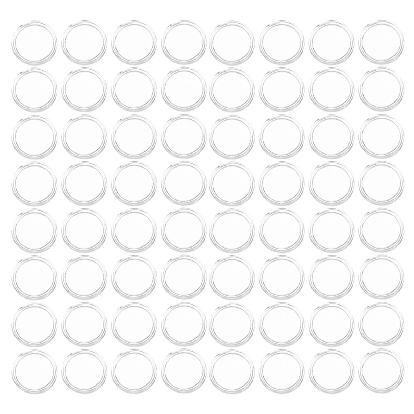 Cápsulas de monedas de acrílico con claridad óptica superior y caja organizadora reforzada