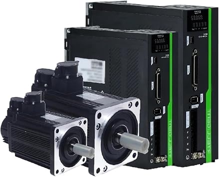 0.13.8KW,1/3PH 220V AC Servo Motor Driver Kits 3000RPM Modbus RS485 23/17Bit Absolute Encoder 415Nm Servo Motor 1.2KW 1.5 2KW2.6kw 130mm Flange,23Bit Multi Encoder