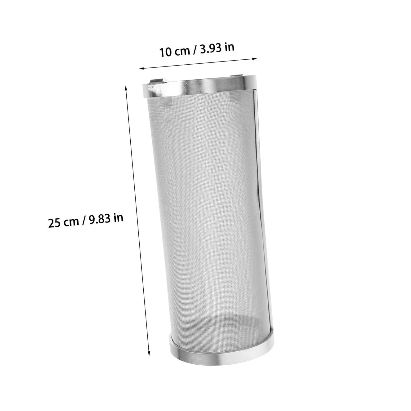 Cabilock Stainless Steel Mesh Cylinder Brewing Filter Basket Beer Brewing Strainer Mesh Strainer Grain Filter