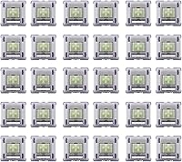 Vista 4 de EPOMAKER Wisteria Linear y Dawn Pink - Juego de interruptores mecánicos lineales