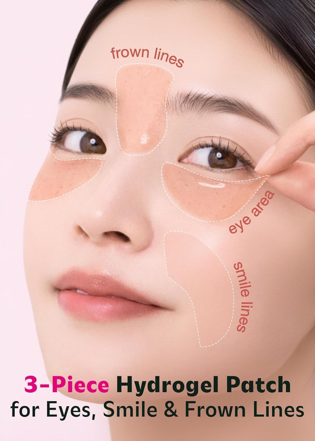 ISOI Blemish Care Under Eye Patch, patch contorno occhi per occhiaie, gonfiore e rughe, maschere occhi in gel idratante con acido ialuronico e olio di rosa bulgara (Rosso, 90 pezzi, 3,17 oz)