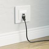 deleyCON 1x Presa di Rete CAT8 da Incasso con RJ45 Keystone - 40 Gbps, STP Schermata - Presa Dati per Cavo Patch, Cavi di Rete, Cavi Ethernet da Installazione, Gigabit LAN - Bianco - 6