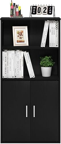 Miniatura 25 de Furinno Jaya Simple Home Estantería ajustable de 3 niveles, blanco Blanco,Negro -,Pino ámbar,Nuez Columbia,Espresso,Roble Frech