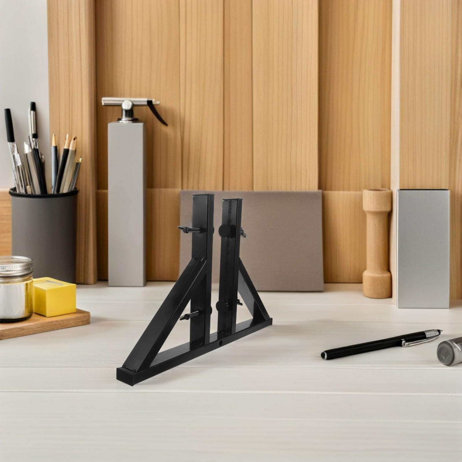 Zerodeko Supporto per Specchio a Figura Intera da Terra Antiscivolo, Staffa Porta Specchio Stabile Base Robusta per Esposizione Opere D’arte e Decorazioni in Casa e Ufficio