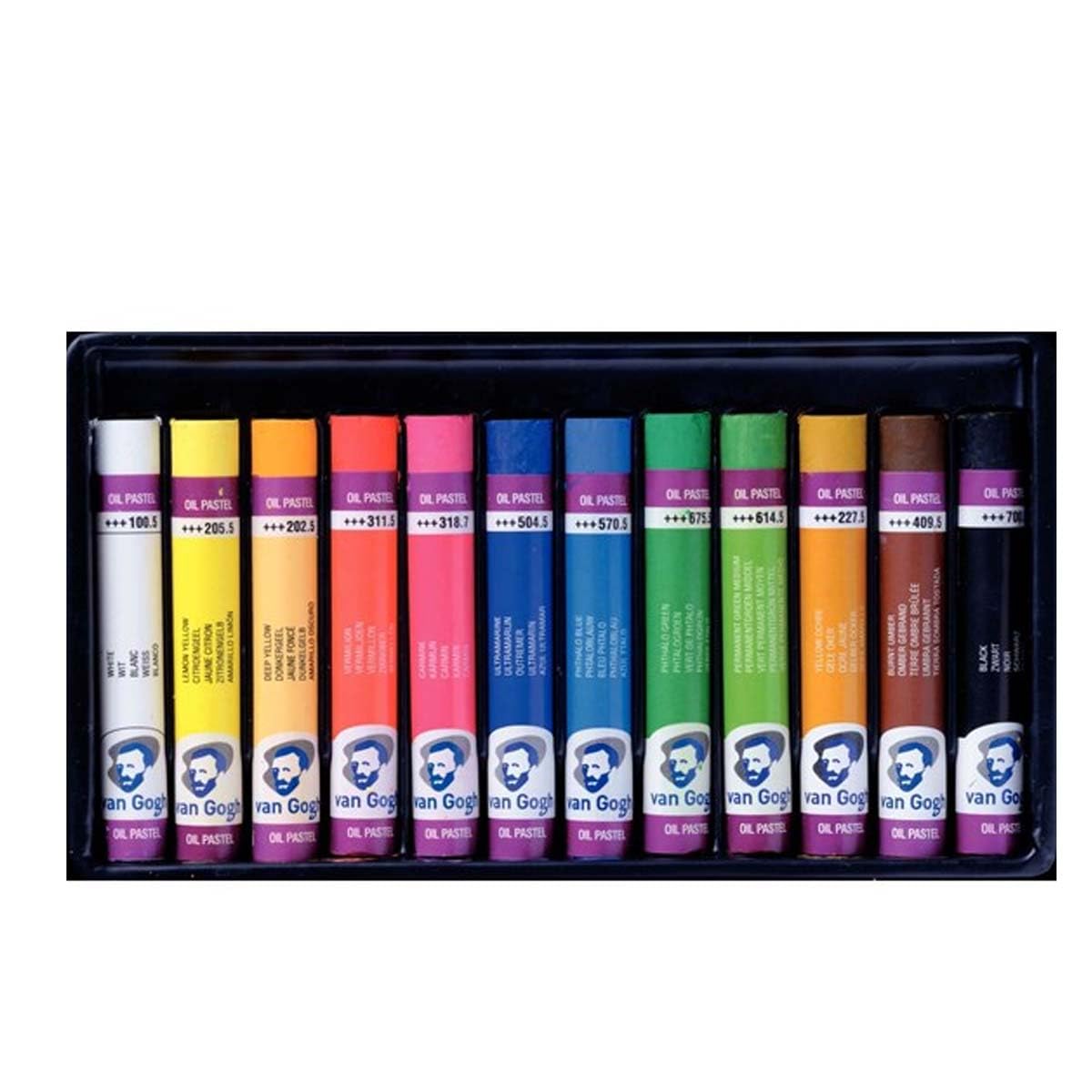 Van Gogh Oil Pastel, Round Full Stick, 12-Piece Set, General Selection, 1 count (Pack of 12) - Image 3