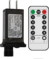 8 Mode Light LED Transformer 12V LED Controller Class 2 Power Supply, Low Voltage Transformer US Plug Adapter Replacement for String Light, Not Compatible with Christmas Trees
