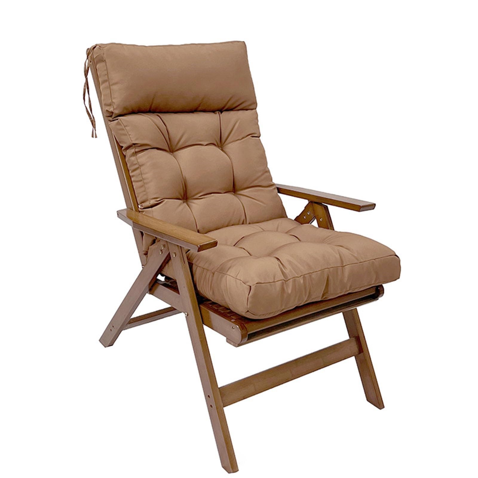 Cojines Sillas Jardin con Respaldo, Impermeable Cojin Silla Jardin para Sofá, Silla,Sillas Comedor(Coffee)