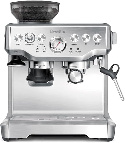 Breville RM-BES870XL Barista Express - Máquina de café expreso, 15 onzas de acero inoxidable cepillado (renovado)