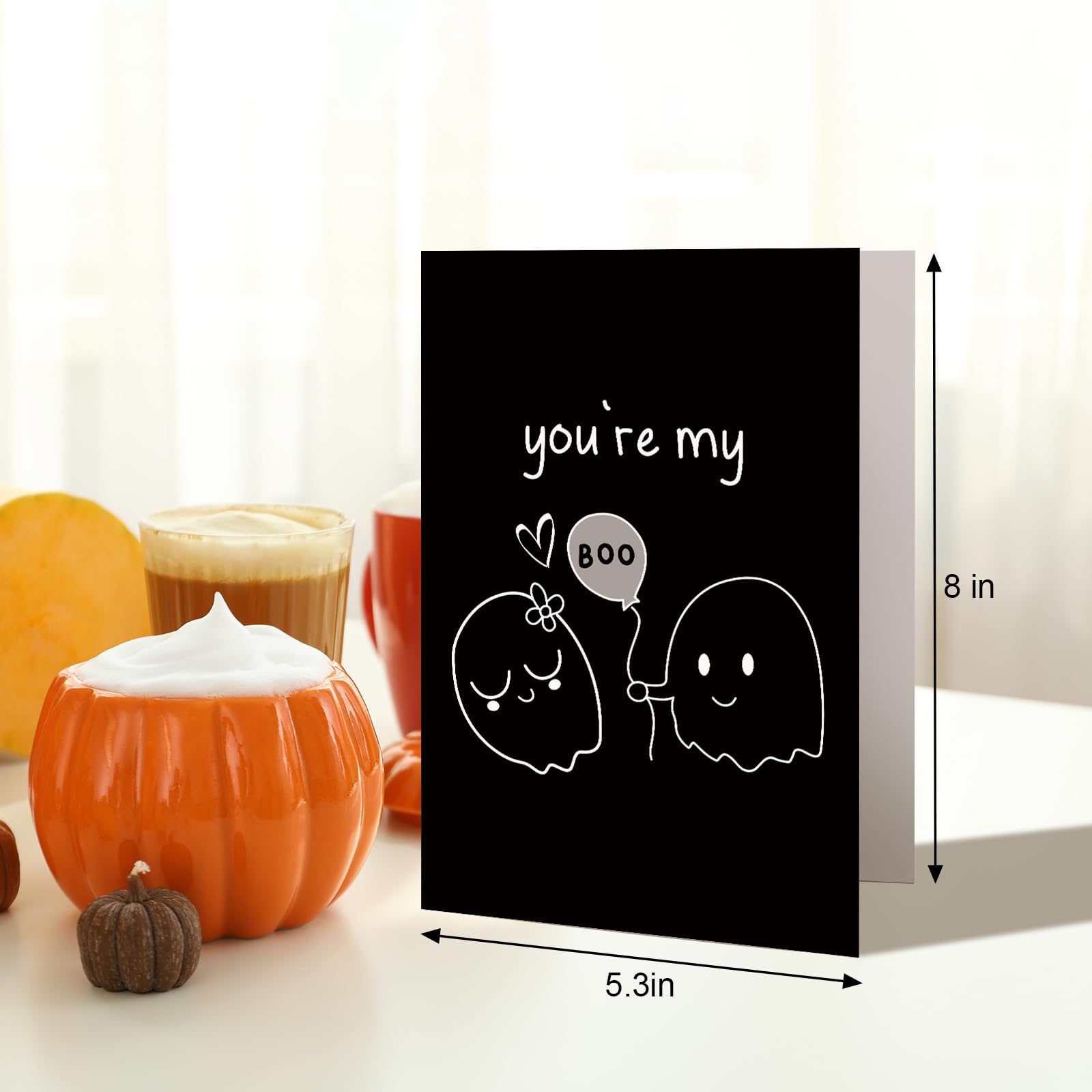 Lustige Jubiläums-/Valentinskarte „I Love You“ – Auch Für Halloween, Geburtstag | Niedlich, Romantisch, Personalisierbar
